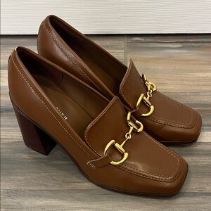 Marc Fisher Loafers with Gold Accent